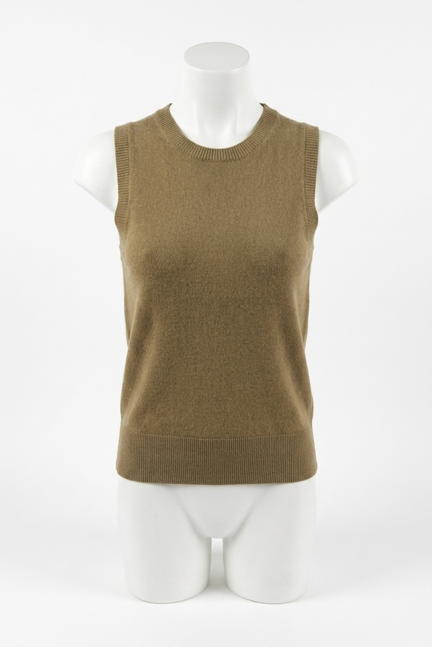 NEW NILI LOTAN may sweater tank in tan